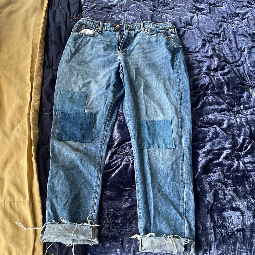 Boyfriend cut jeans